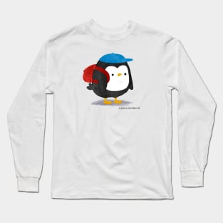 Jimmy Penguin goes to school Long Sleeve T-Shirt